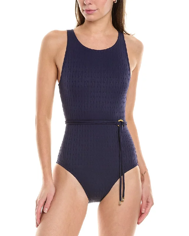 Clothing For Women Tommy Bahama Cable Beach High Neck One-Piece