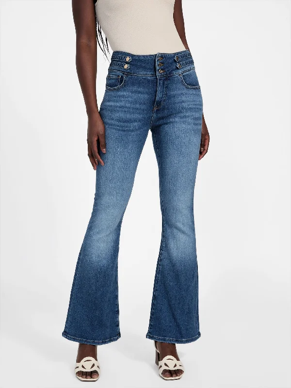 Women's High-Fashion Outfit Beatrice High-Rise Flare Jeans