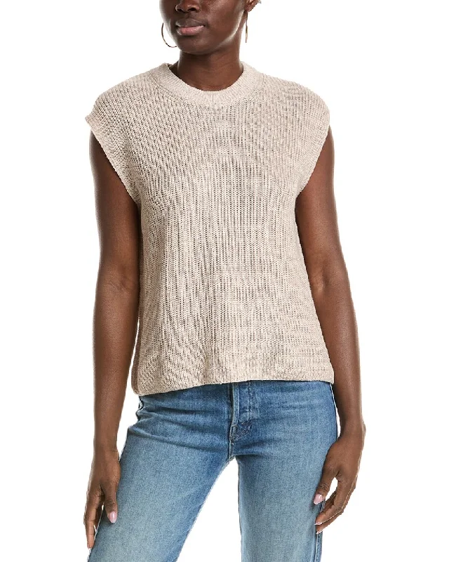 Women's Clothes For Outdoor Events Velvet by Graham & Spencer Gardena Linen Sweater