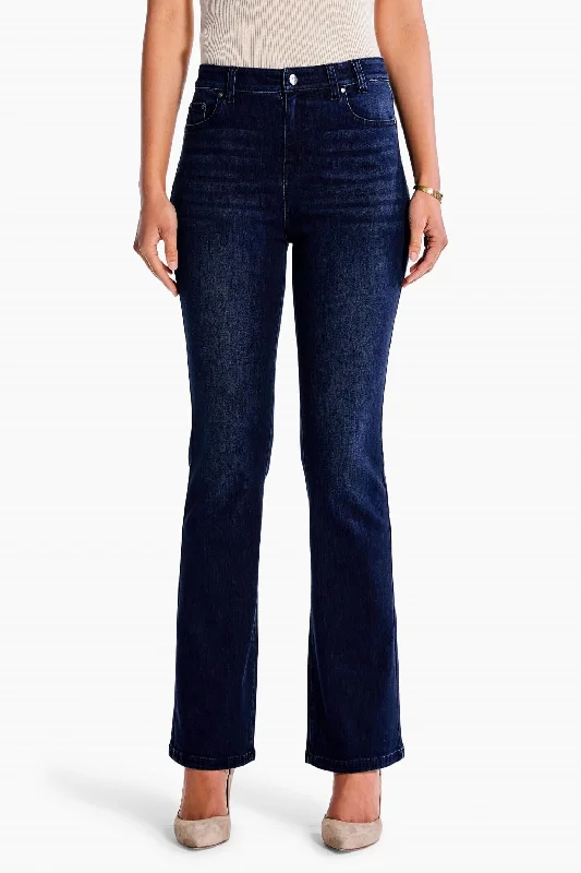 Flash Discount High Rise Boot Cut Jean In Twilight