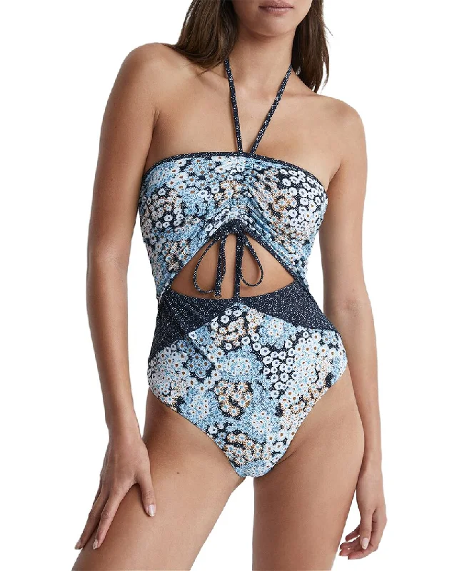 New Arrival Discounts Reiss Megan Printed Cut-Out Swimsuit