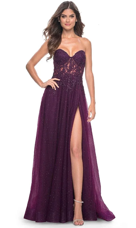 VIP Member Discount La Femme 32253 - Sweetheart Embellished Prom Gown