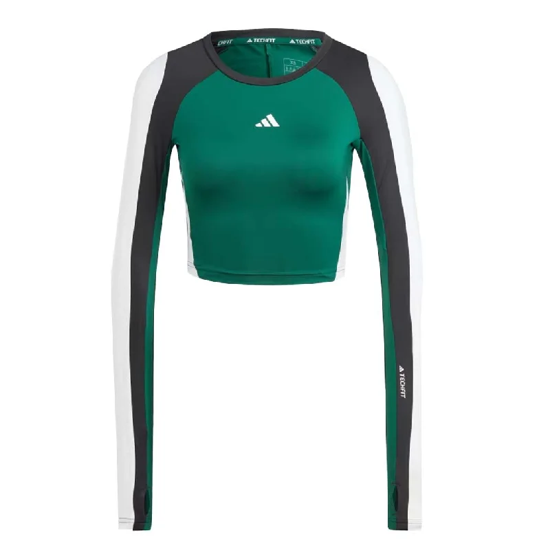 Women's Holiday Clothing adidas - Women's Techfit Aeroready Long Sleeve T-Shirt (IK6152)