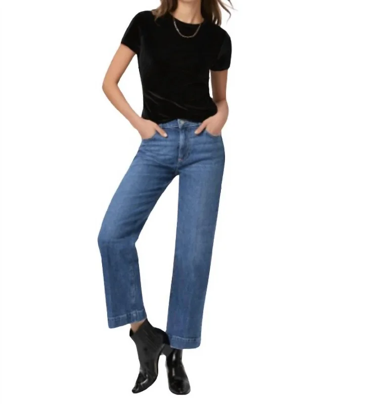 Women's High-End Clothing Leenah Ankle Jeans In Evolution