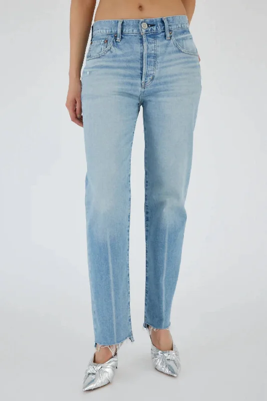 Comfortable Lounge Clothing Cumberland Straight Jeans In Light Blue