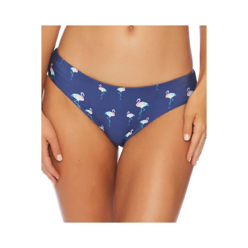 Women Apparel Take Wing Reversible Retro Bikini Bottom In Navy