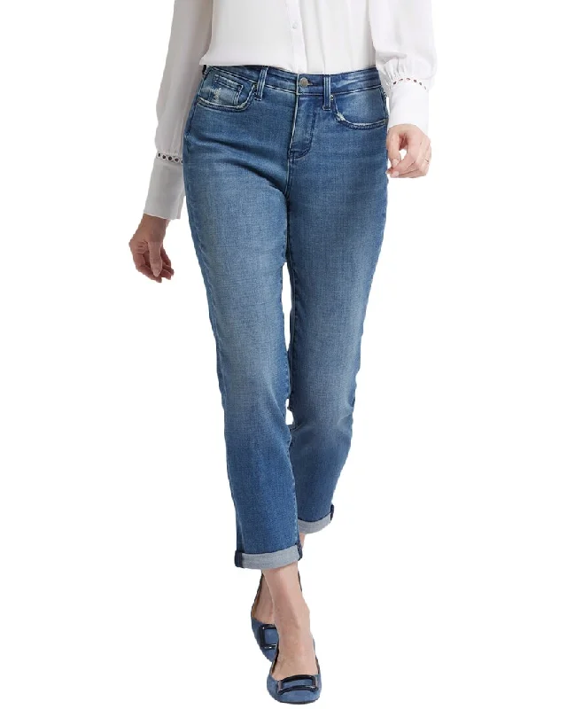 Women's Clothes NYDJ Petite Margot Cascade Wave Girlfriend Jean